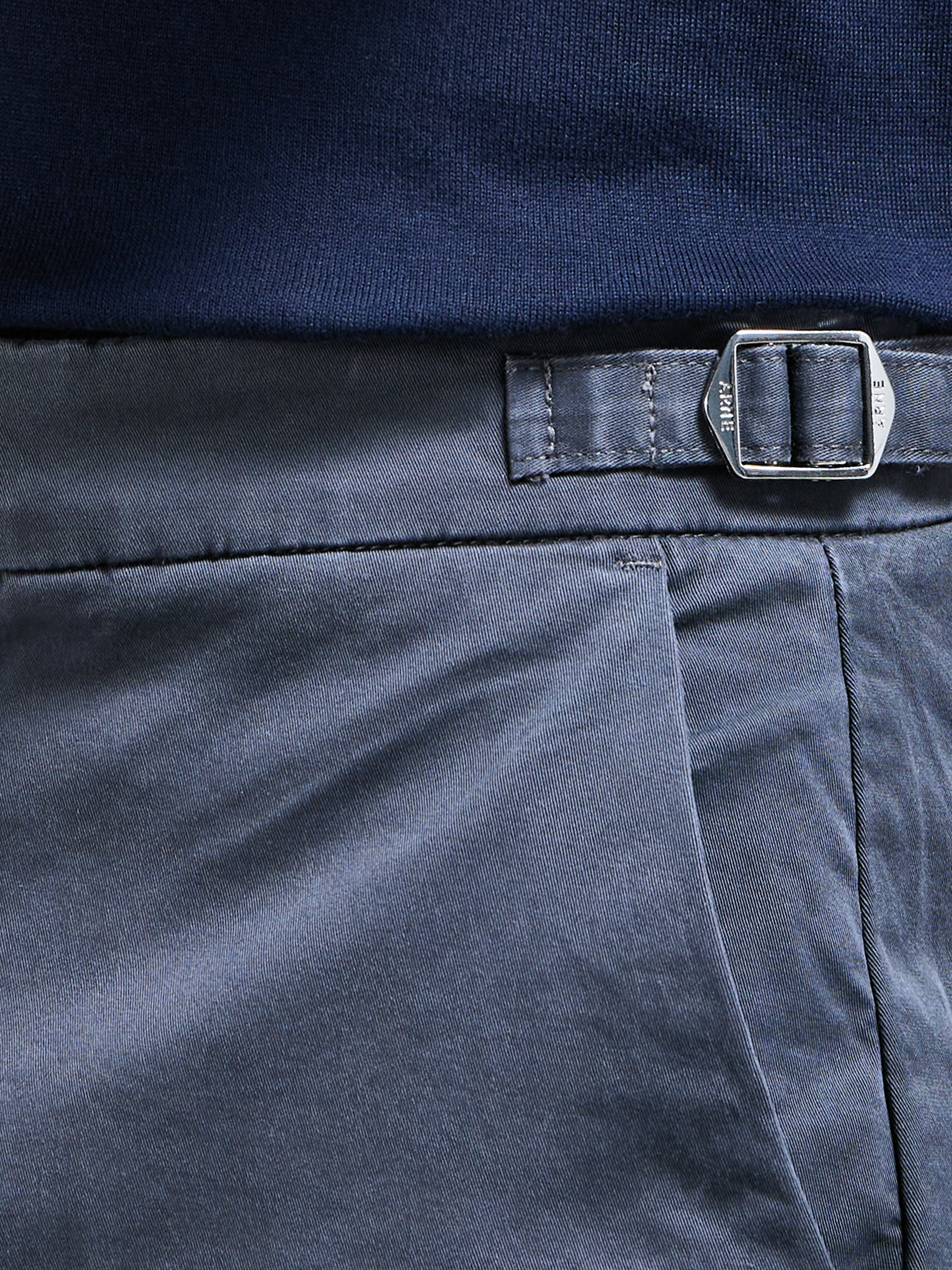Tailored Side Adjuster Chino Short in Grey
