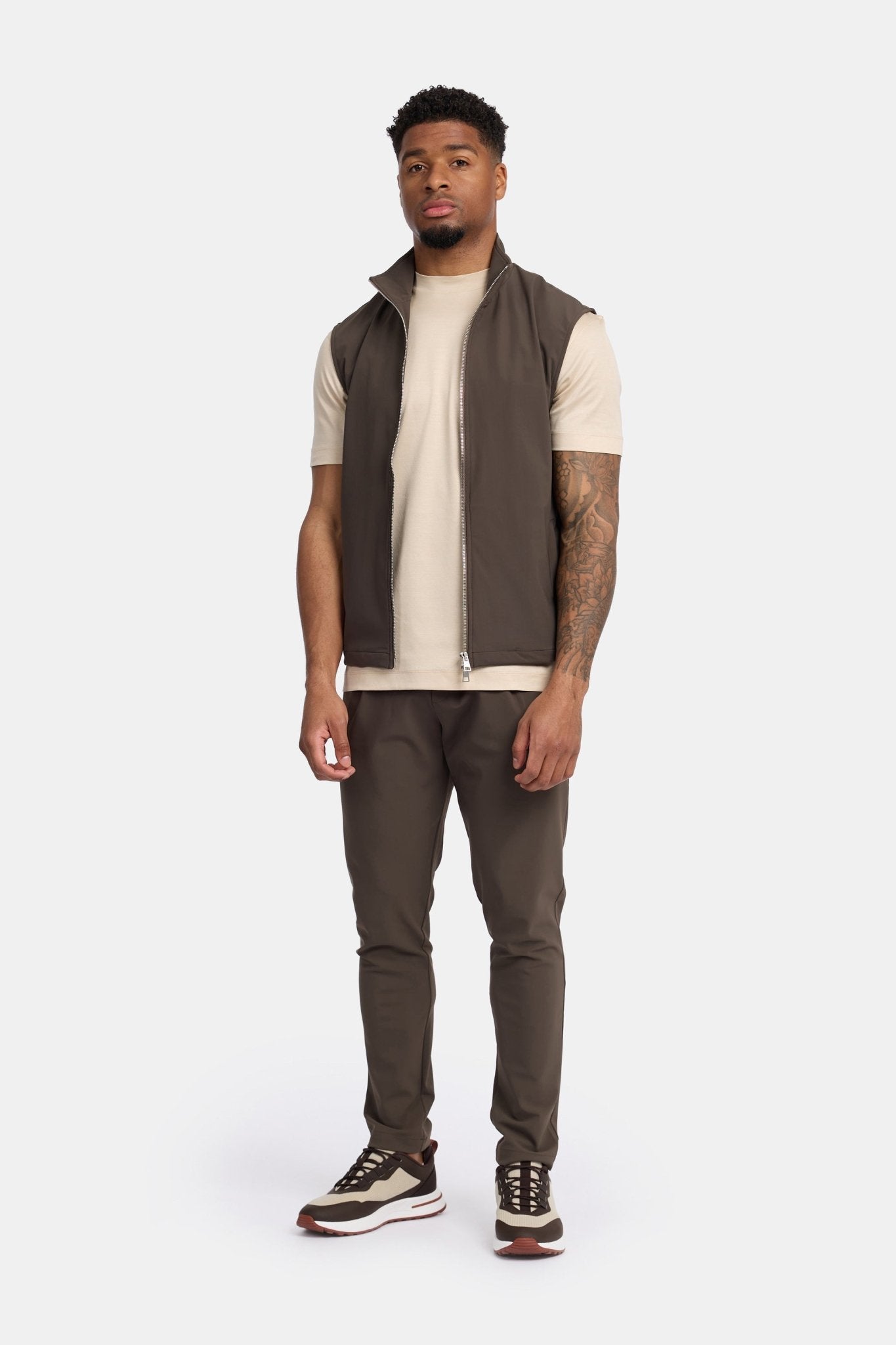 Mocha Brown Tech Gilet