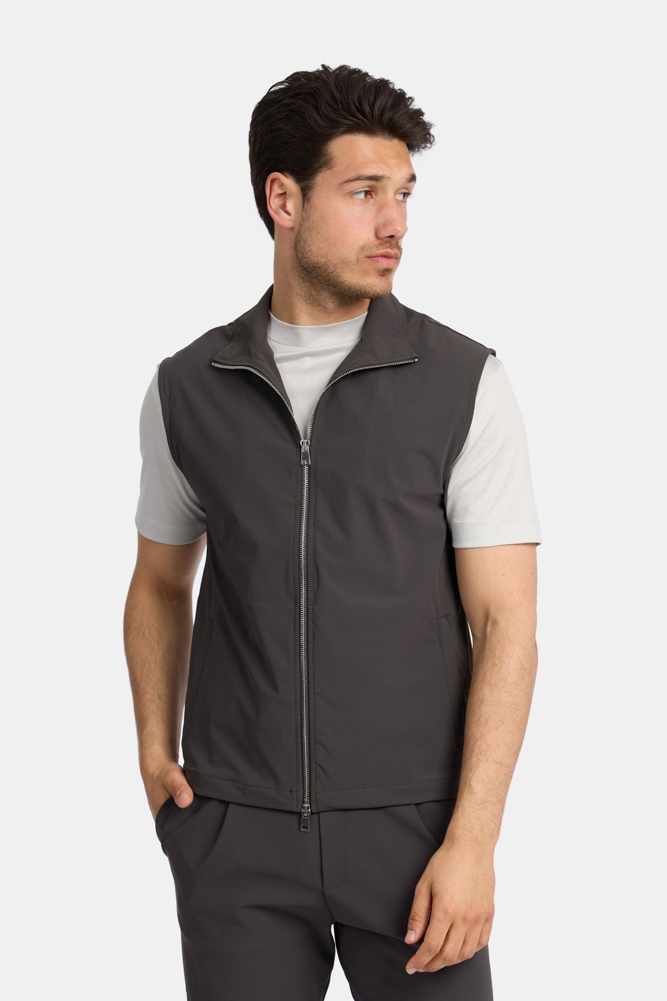 Slate Grey Tech Gilet
