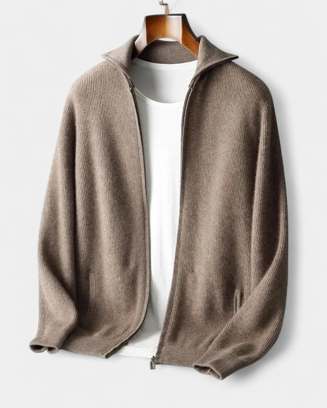 Solstice Wollen Kustjas - Bruin