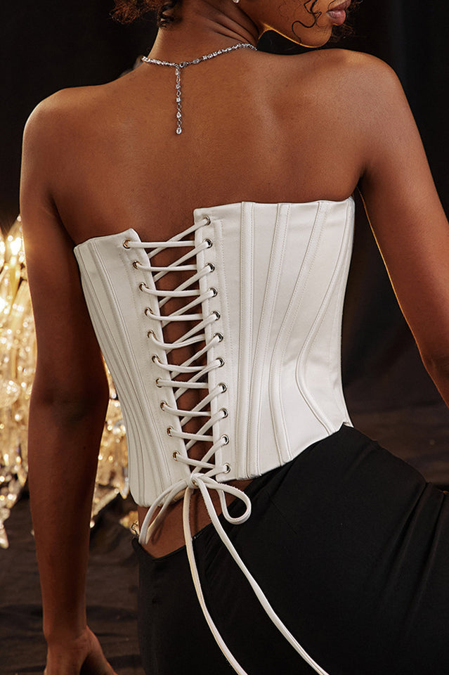 Genevieve Vintage Cream Strappy Bra