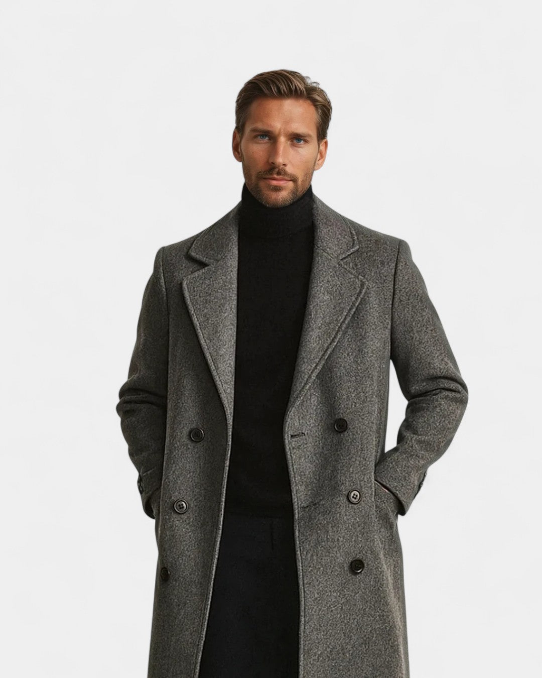 Regency Double-Breasted City Overcoat