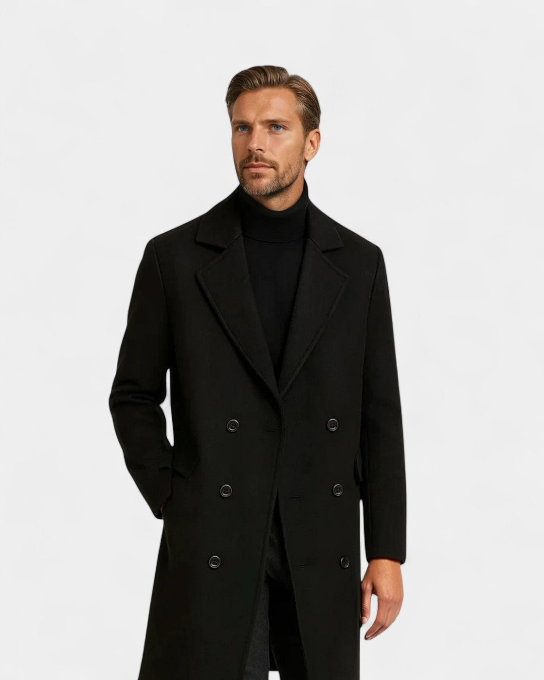 Regency Double-Breasted City Overcoat
