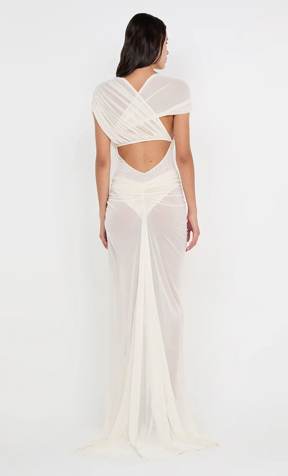 Buttercream Drape Gown