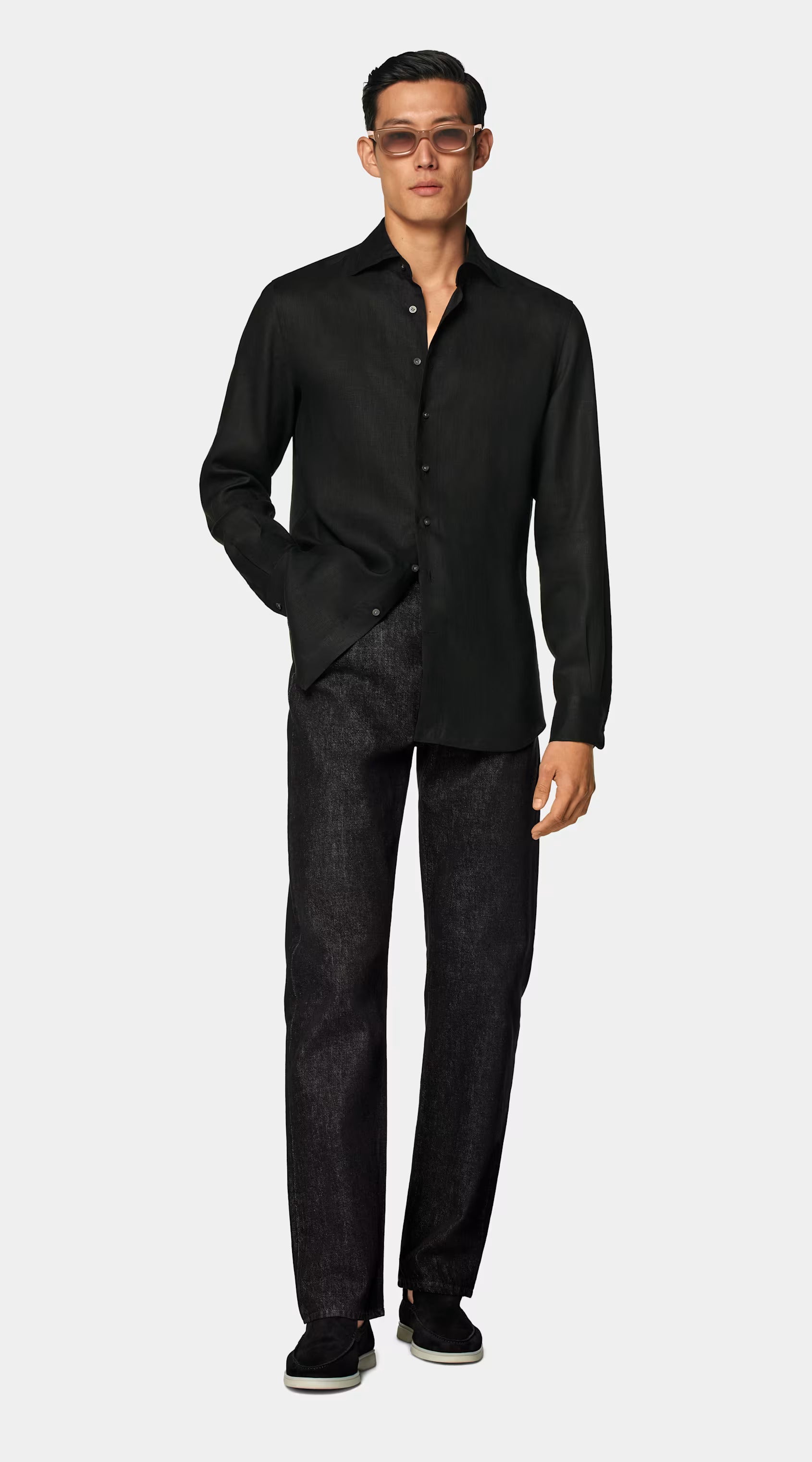 Tailored linen Blouse