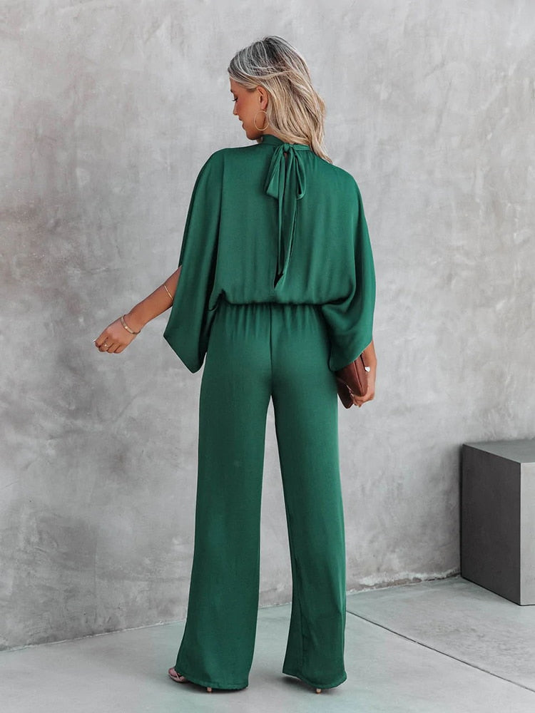 High-Neck Jumpsuit