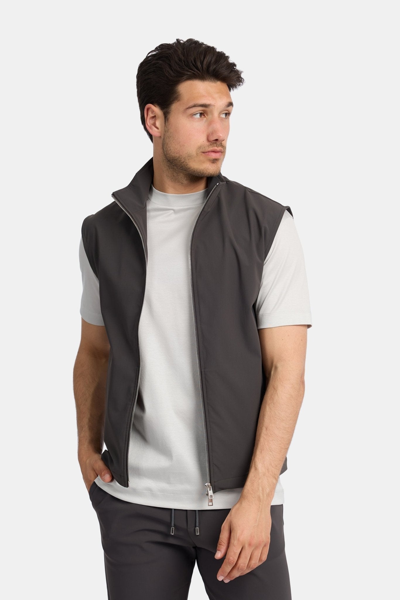Slate Grey Tech Gilet