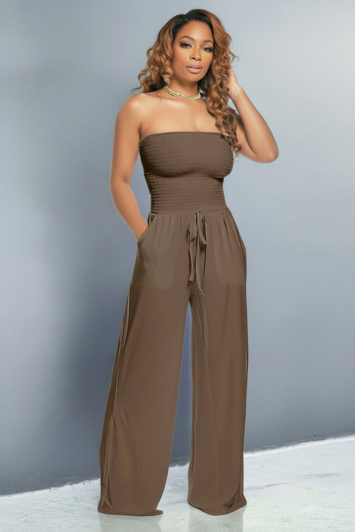 Off-Shoulder Jumpsuit