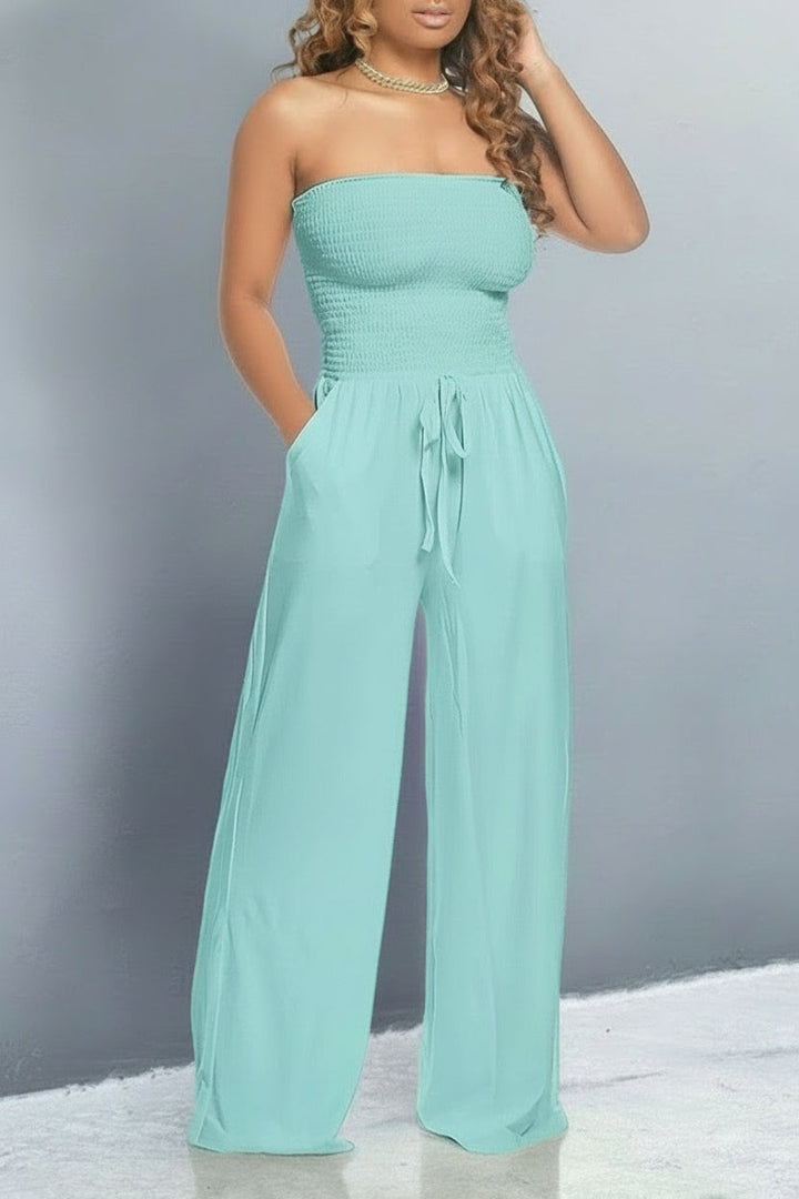 Off-Shoulder Jumpsuit