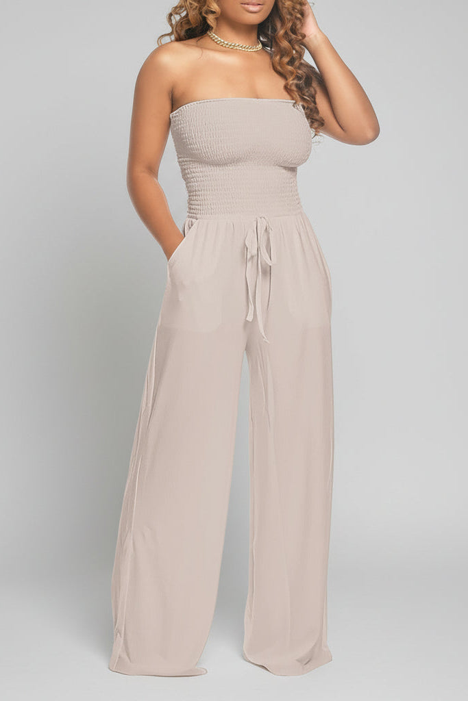 Off-Shoulder Jumpsuit