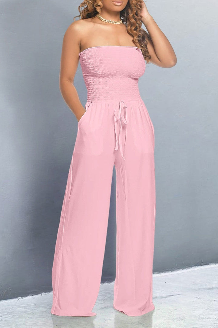 Off-Shoulder Jumpsuit